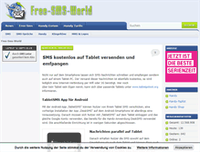 Tablet Screenshot of free-sms-world.de